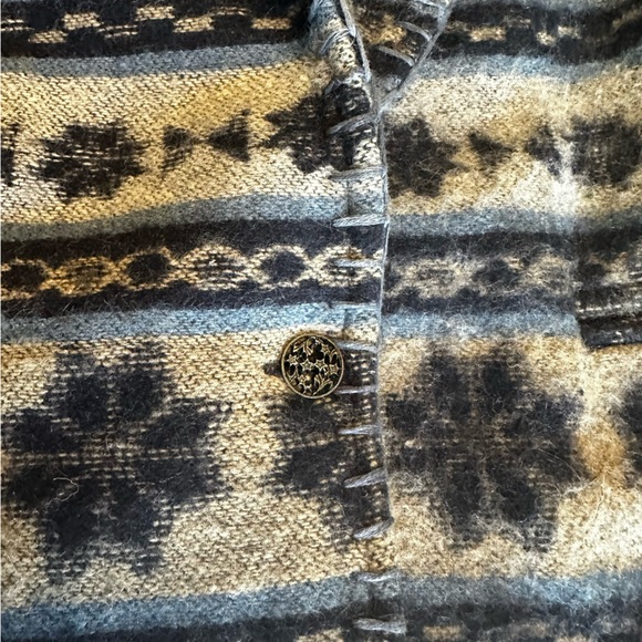 Christopher & Banks Wool Blend Patterned Women's Blazer‎ Jacket size Large - Picture 11 of 15